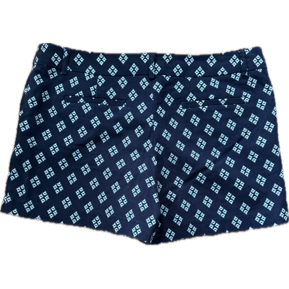 Kenar Navy Blue Light Blue Printed Shorts- Summer/ Spring- SIZE 10 - Picture 2 of 4